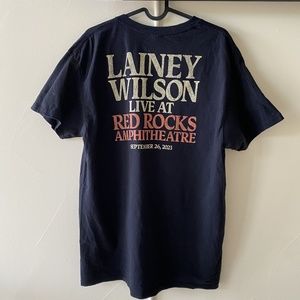 Lainey Wilson Red Rocks Concert tee